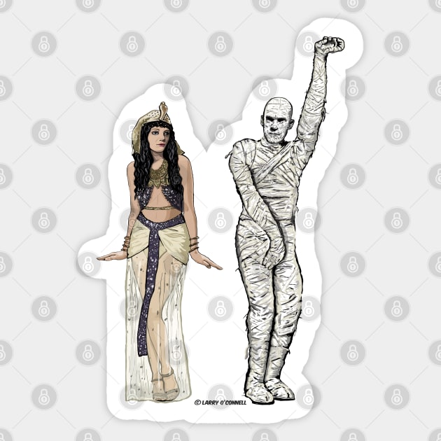 The Mummy Mash Sticker by FanboyMuseum